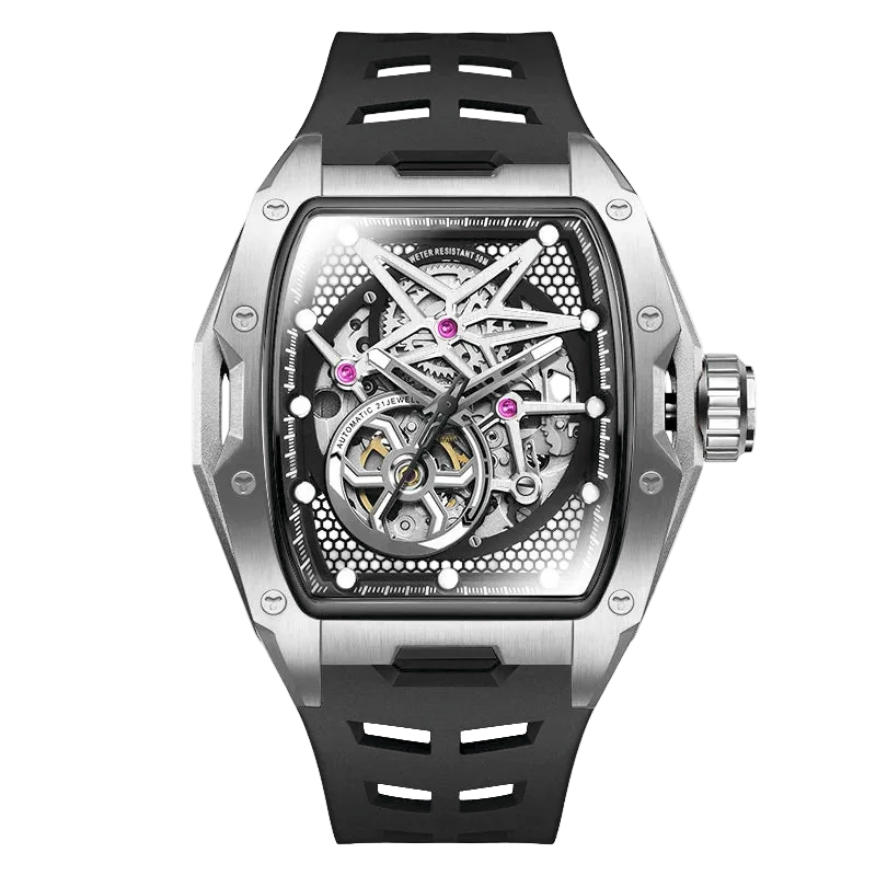 Daniel Gorman DG8166 - Me - silver case skeleton