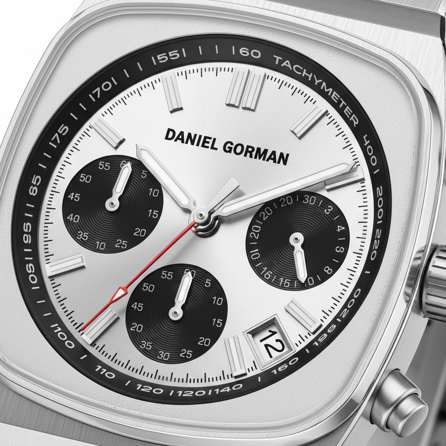 Daniel Gorman DG9008 - Qu - Horology dial, refined precision