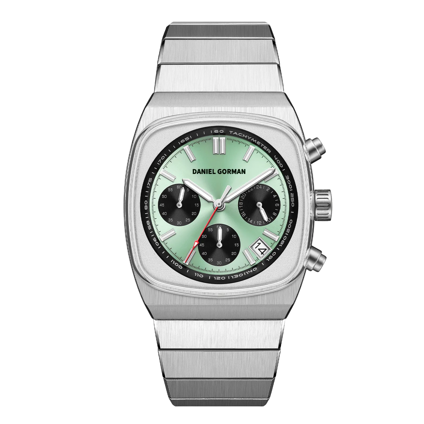 Daniel Gorman DG9008 - Quartz Watch with Sapphire Crystal light green dial
