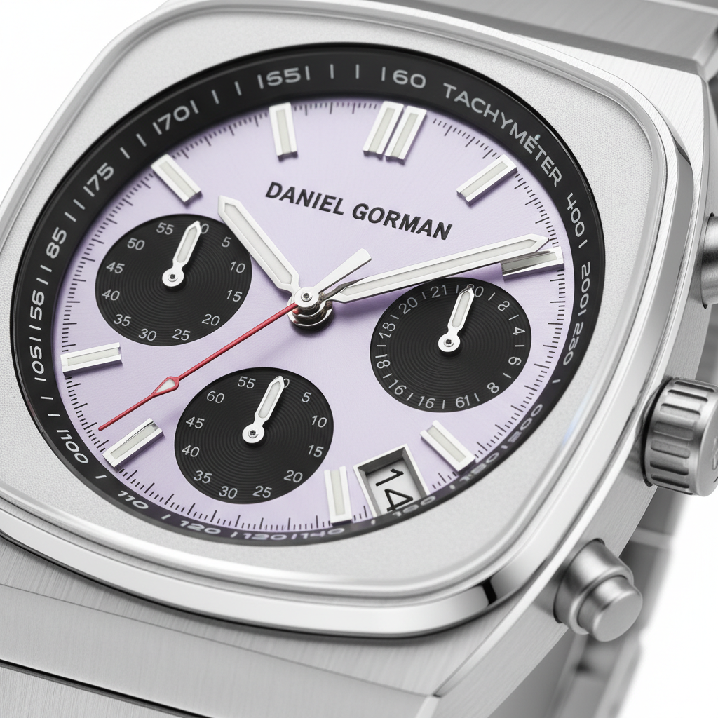 Daniel Gorman DG9008 - Quartz Business Watch with Sapphire Crystal Dial View
