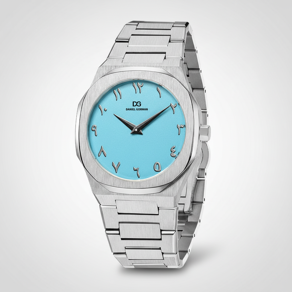 Daniel Gorman DG9091 - Me - angled blue dial