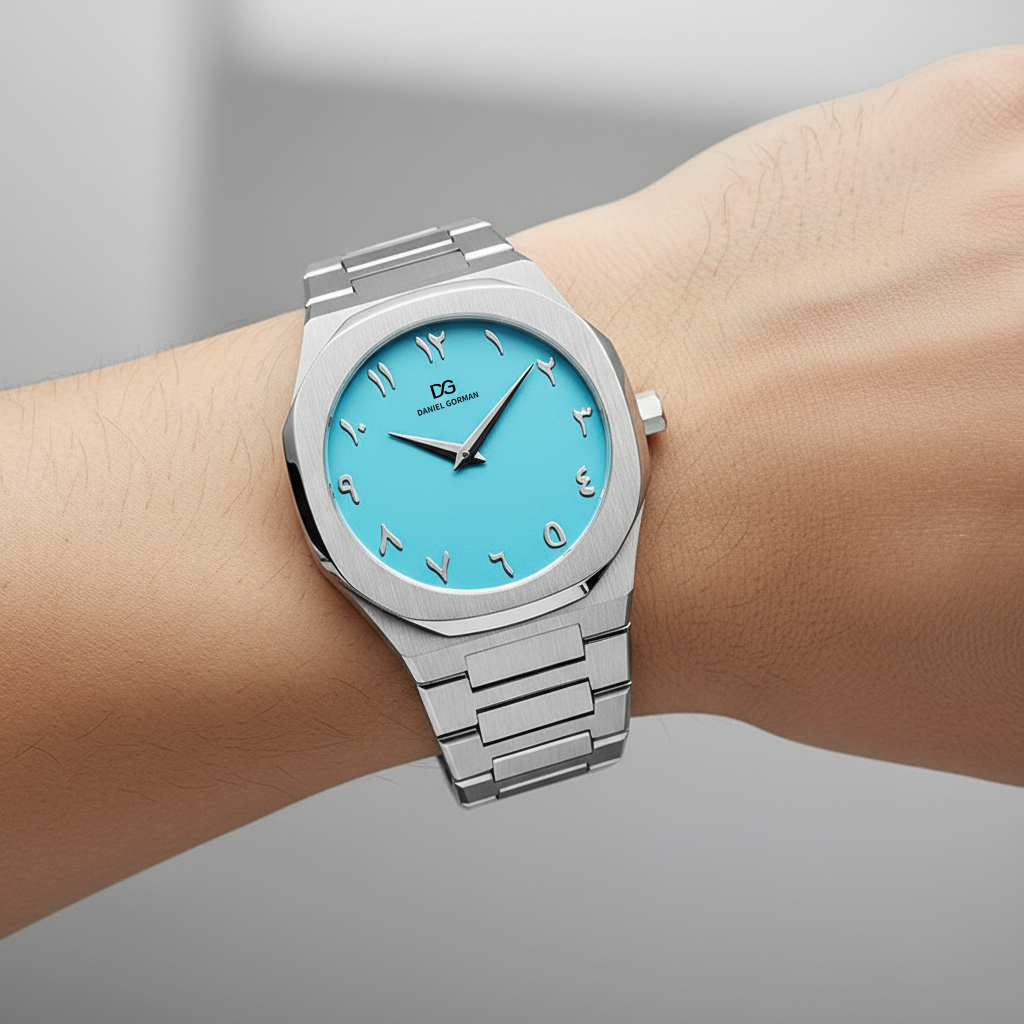 Daniel Gorman DG9091 - Me - on wrist, silver