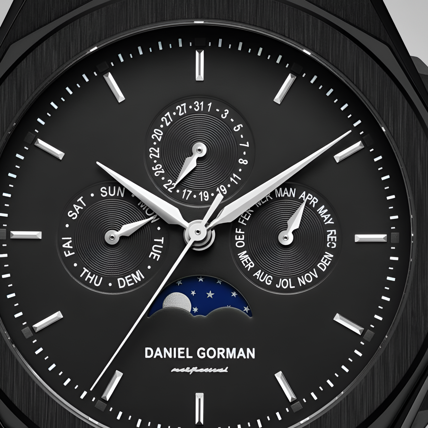 Daniel Gorman DG9199 - Me - black dial macro
