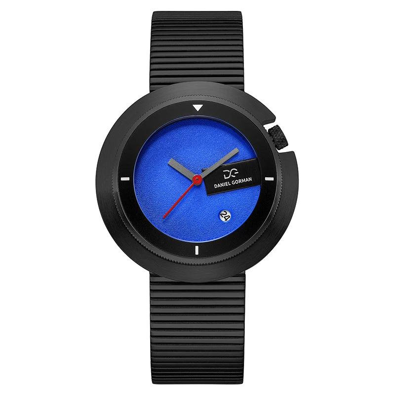 Daniel Gorman DG9317 - Qu - black blue textured dial