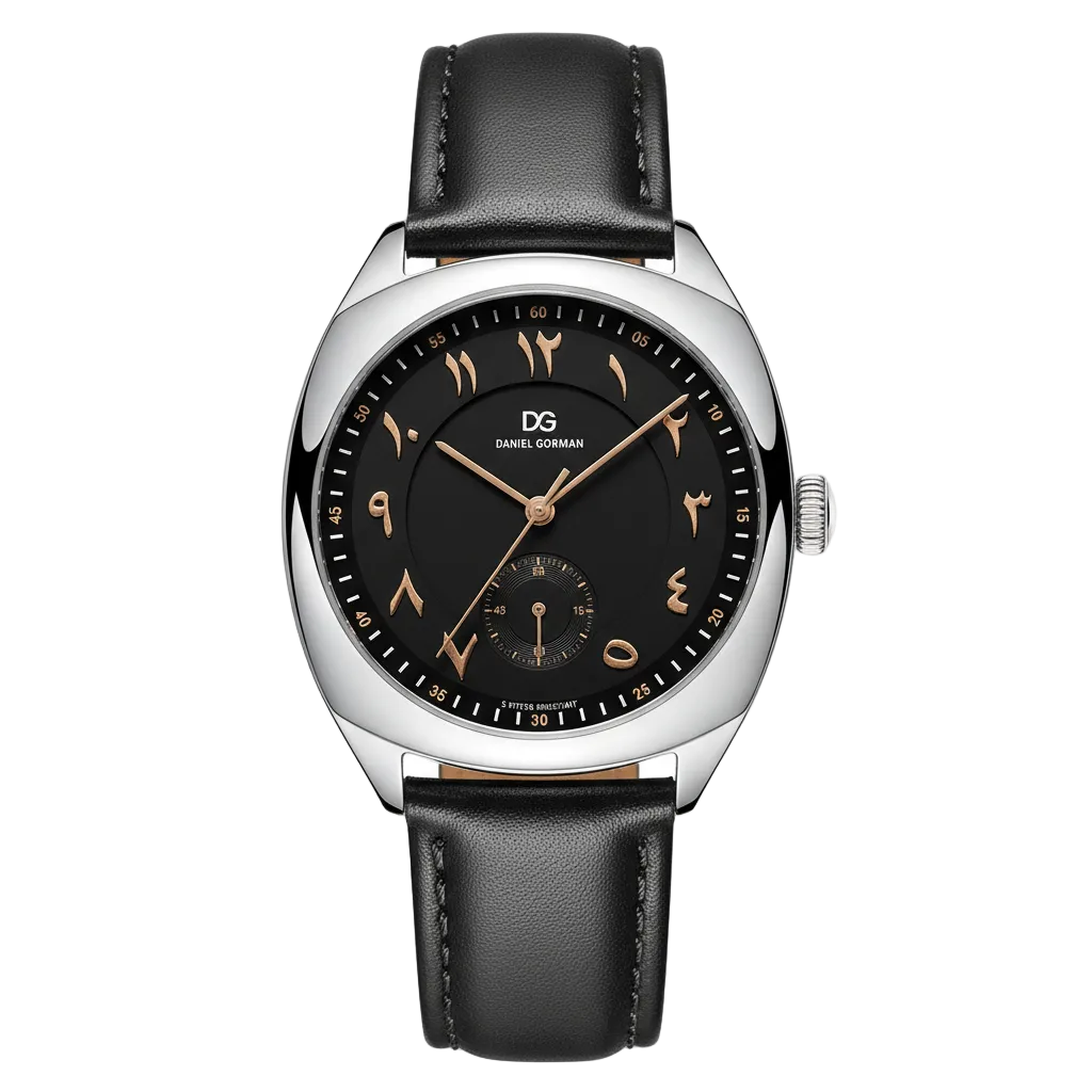 Daniel Gorman DG9520MSK - - black dial, Arabic numerals
