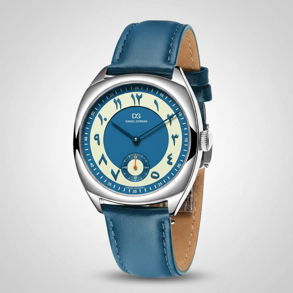 Daniel Gorman DG9520MSU - - watch angled view blue