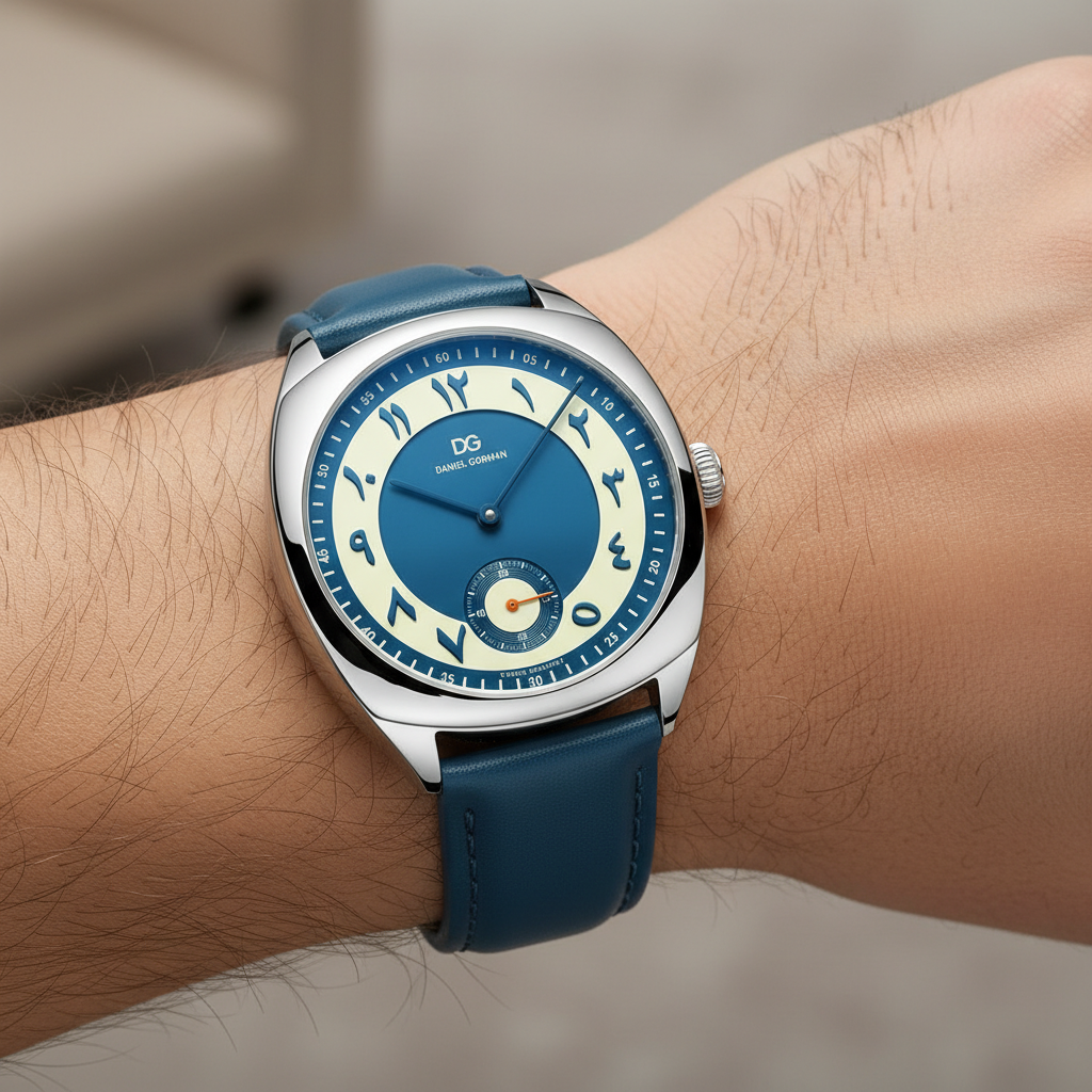 Daniel Gorman DG9520MSU - - watch wrist blue strap