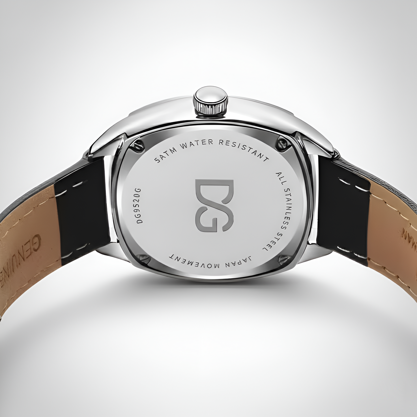 Daniel Gorman DG9520MSW - back case, engraved details