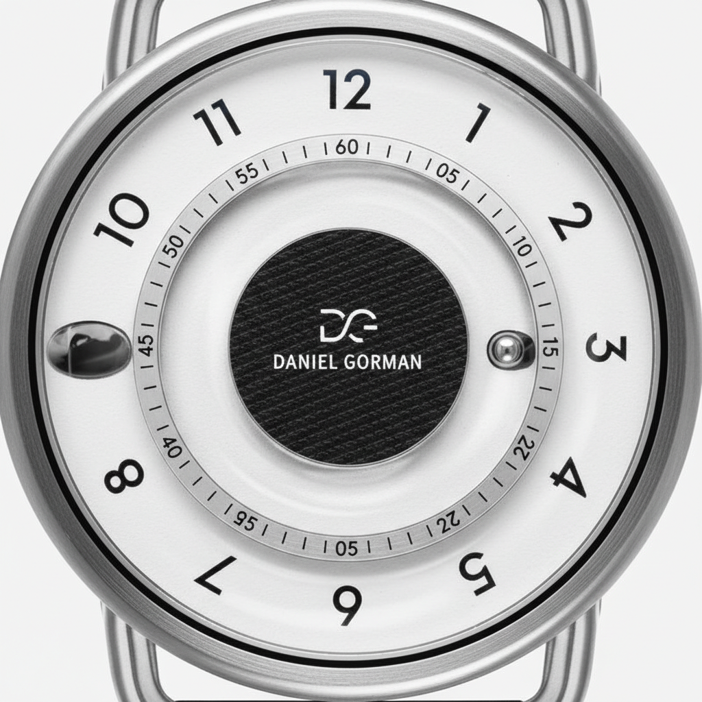 Daniel Gorman DGY000 - Qu - intricate dial detail
