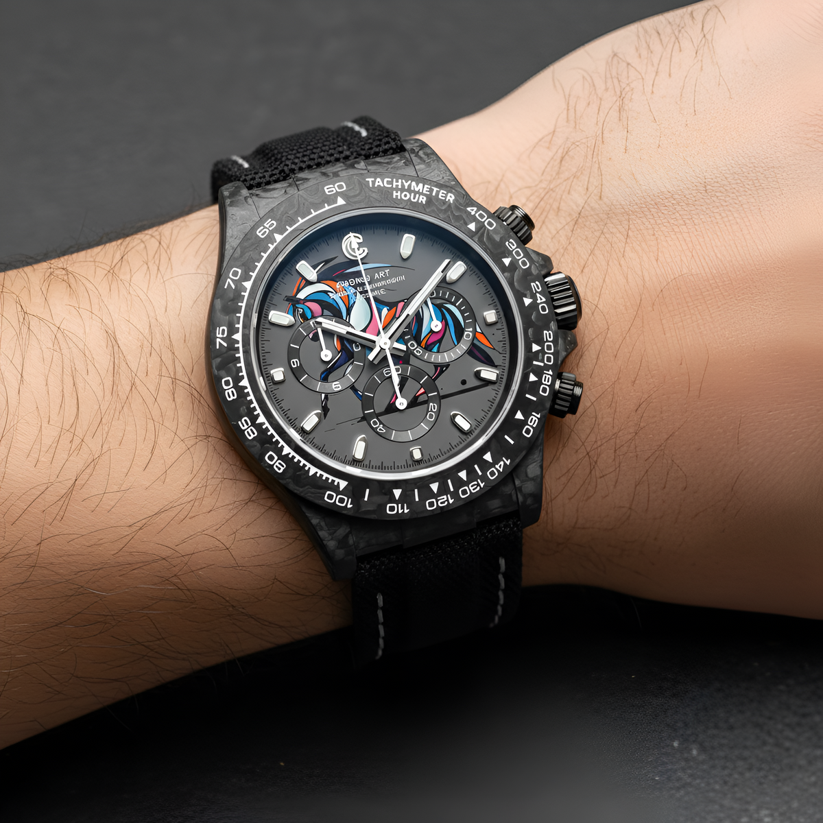 Cronusart CM016-069 Forged Carbon Automatic Watch Limited Edition breitvacher