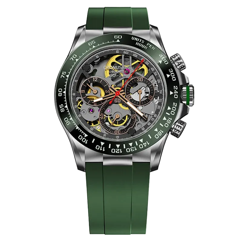 CRONUSART CM015-003 - Men - macro dial, technical precision