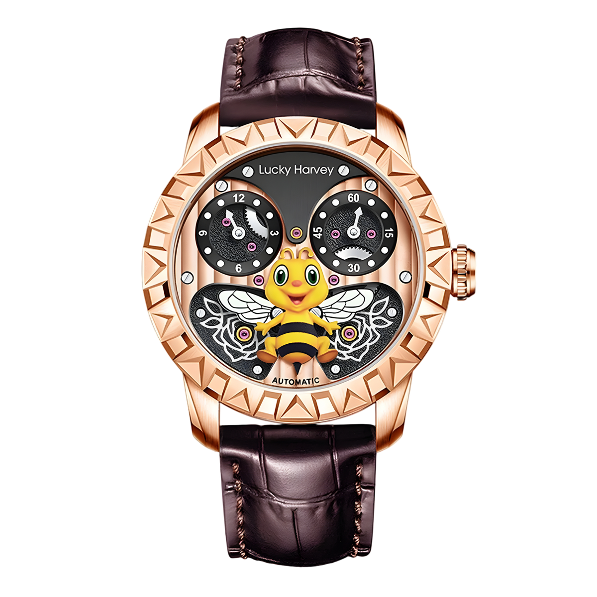 Lucky Harvey ZLS103 - Men - rose gold, black background