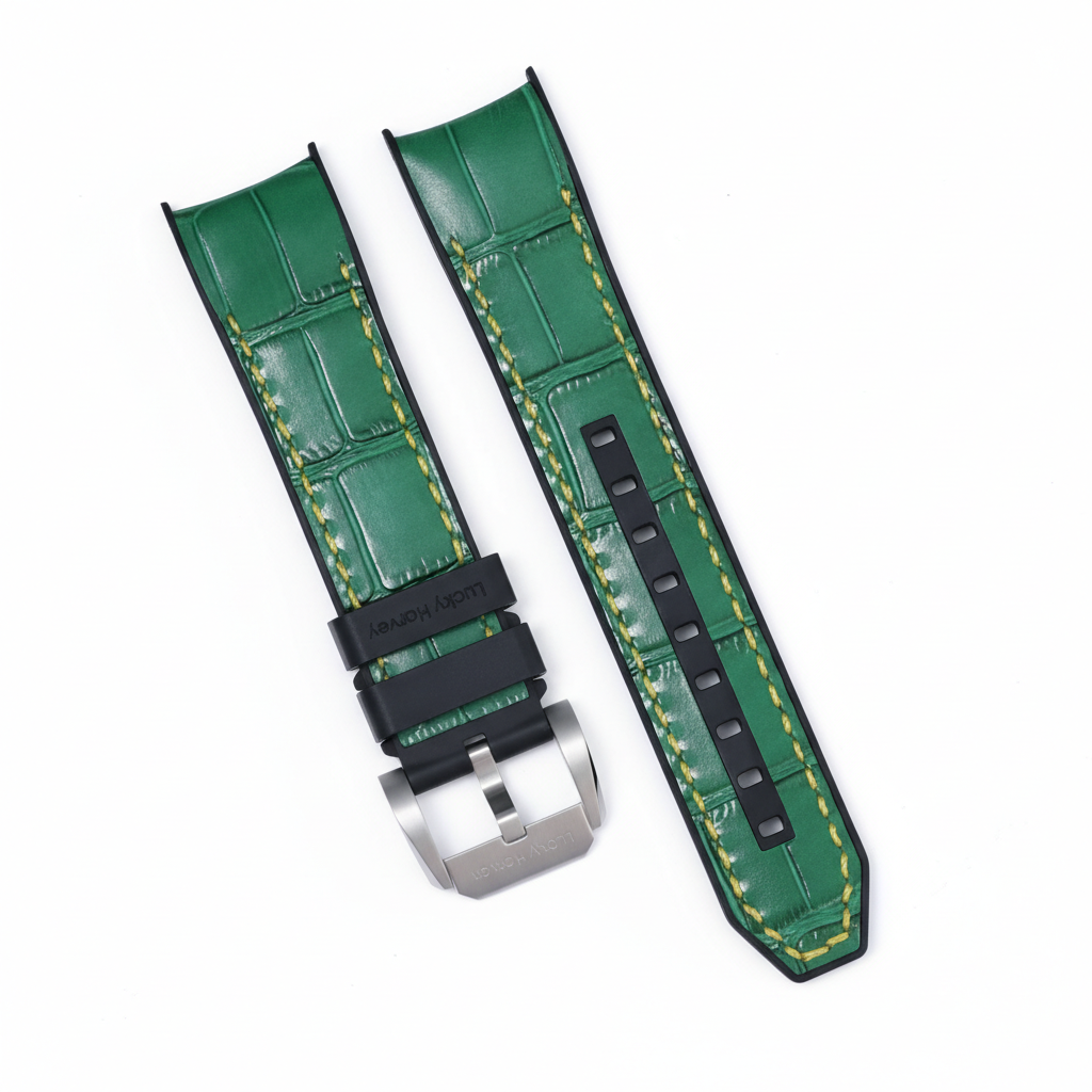 Lucky Harvey ZLS202 - Aut - green strap, buckle