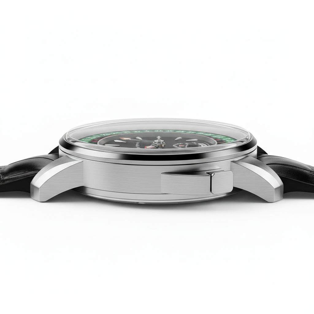 Lucky Harvey ZLS303 - Aut - side view, silver case