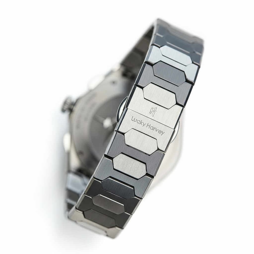 Lucky Harvey Hammered Dia - bracelet, brand links