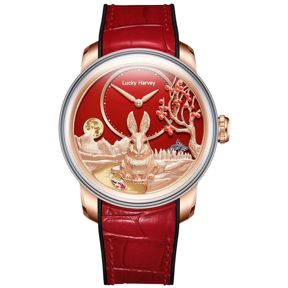 Lucky Harvey ZLS201 - Aut - red watch front