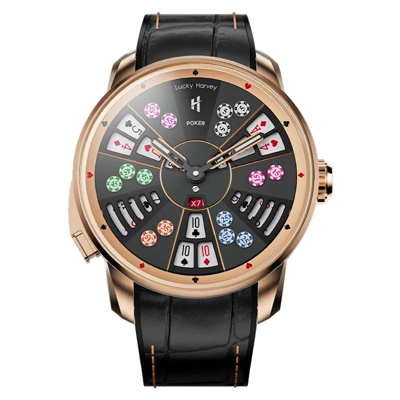 Lucky Harvey San Gong - A - gold, poker dial
