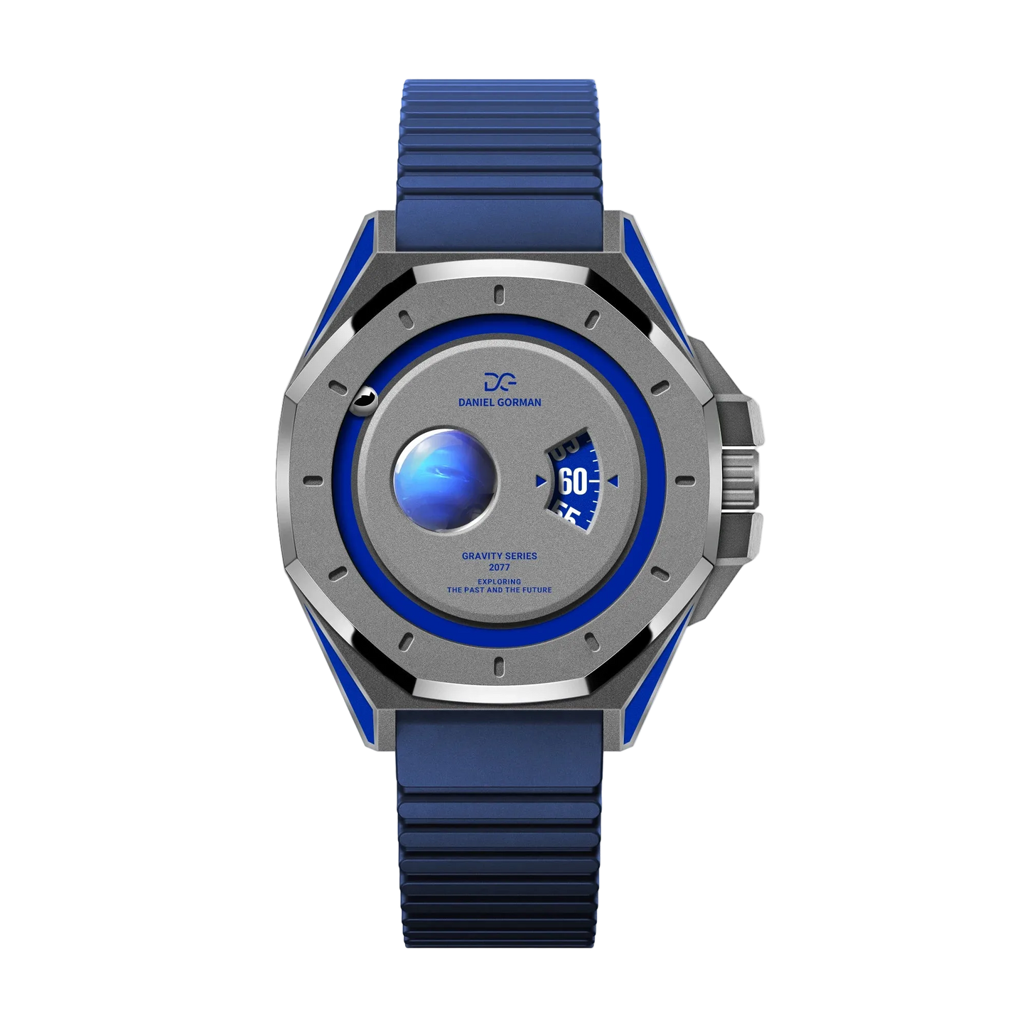 Daniel Gorman DG0132 - Men's Quartz Watch - front view blue