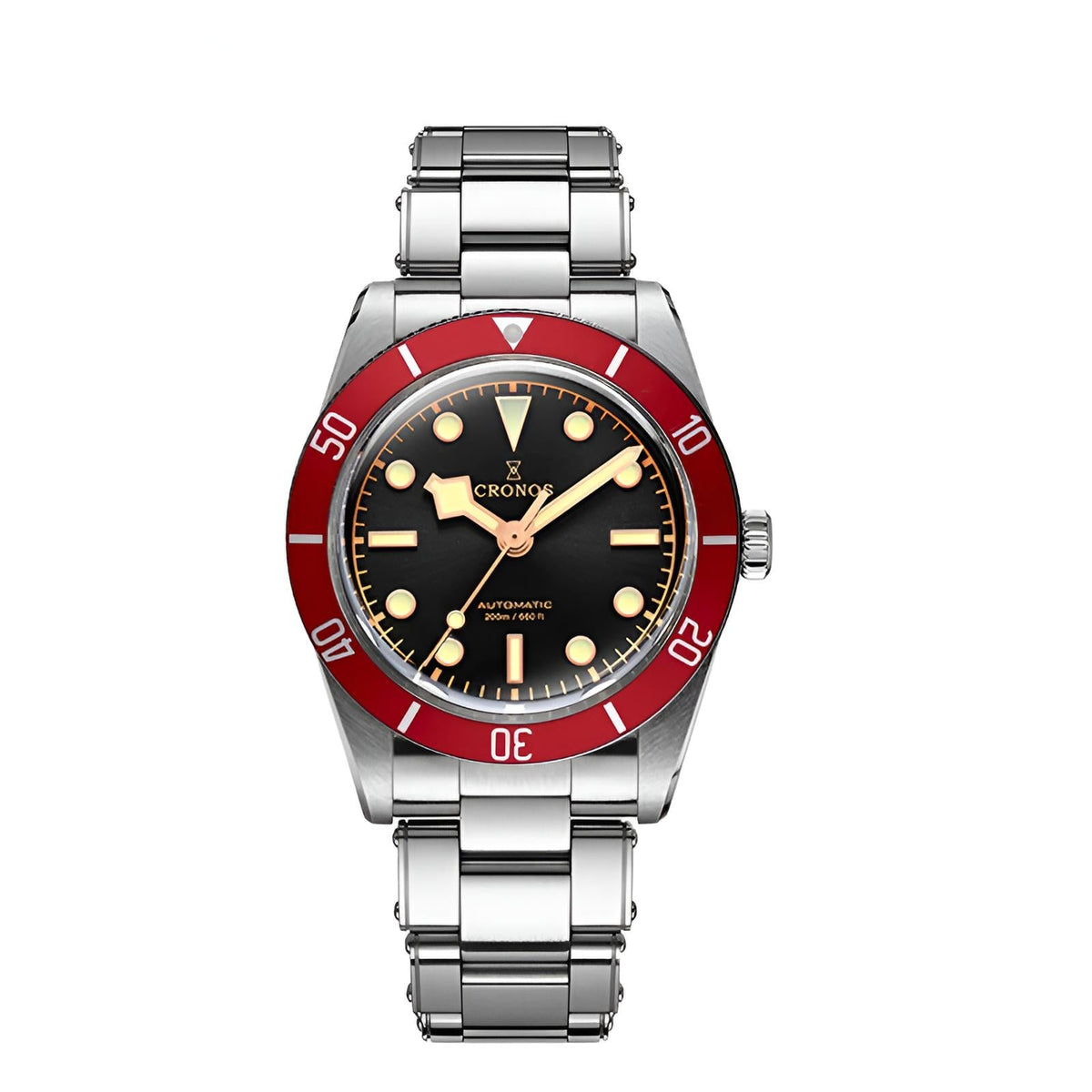 Cronos L6024 – Men’s cronos diver watch 200m Automatic Sapphire breitvacher