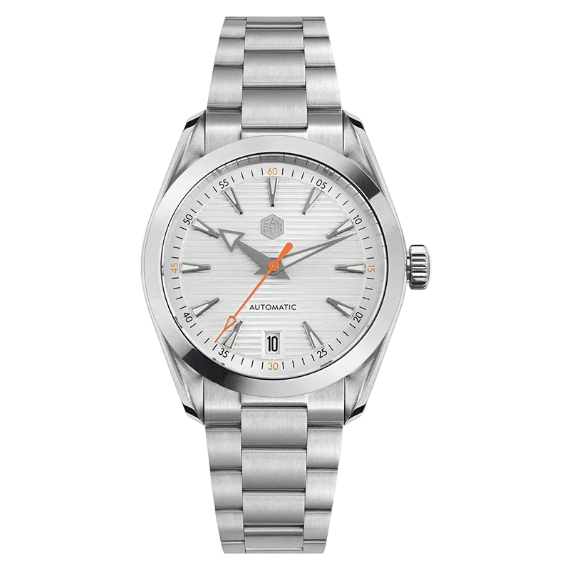 San Martin SN0113W - Men' - white dial front