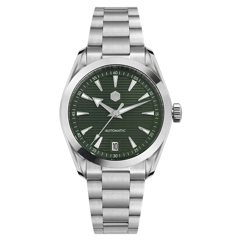 San Martin SN0113W - Men' - blue dial date window