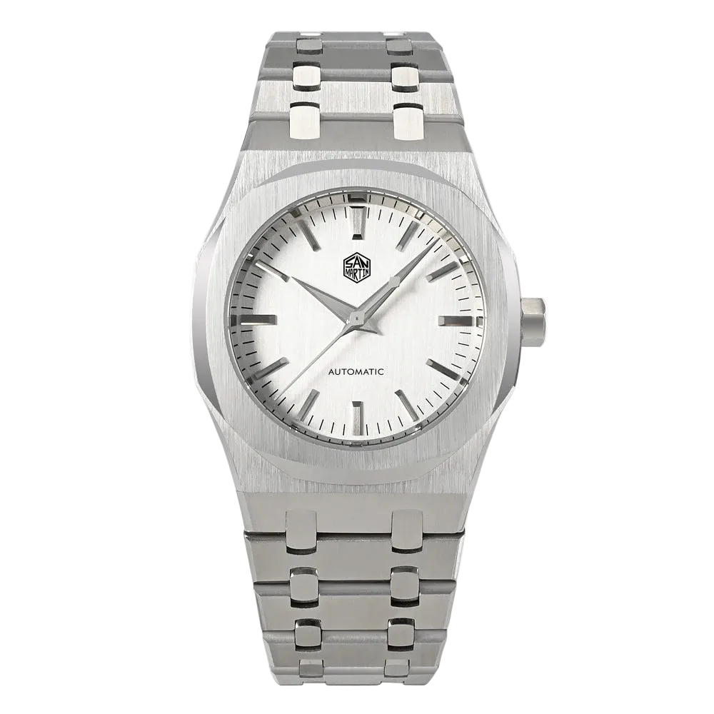 San Martin SN013-G - Oak - automatic watch, front view