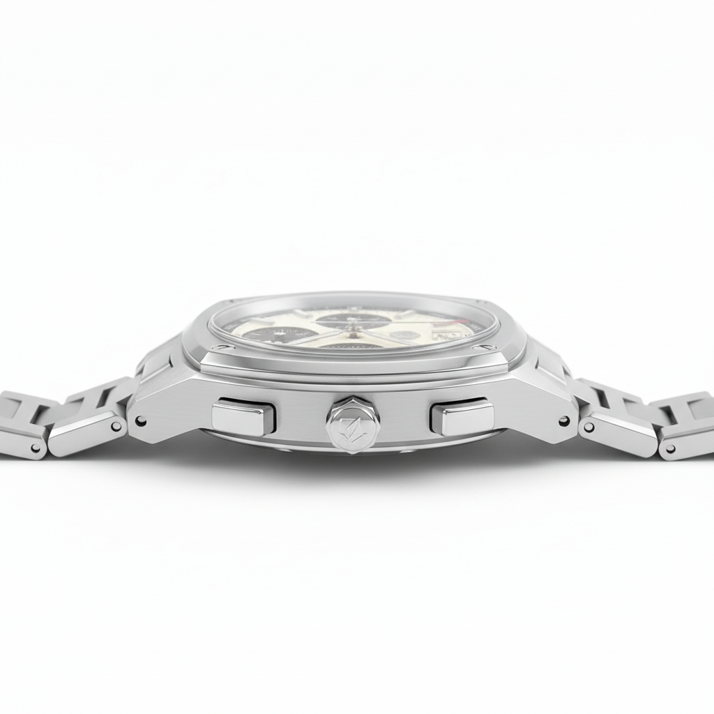 San Martin SN0026-G-JS - Chronograph Watch with Panda Dial breitvacher