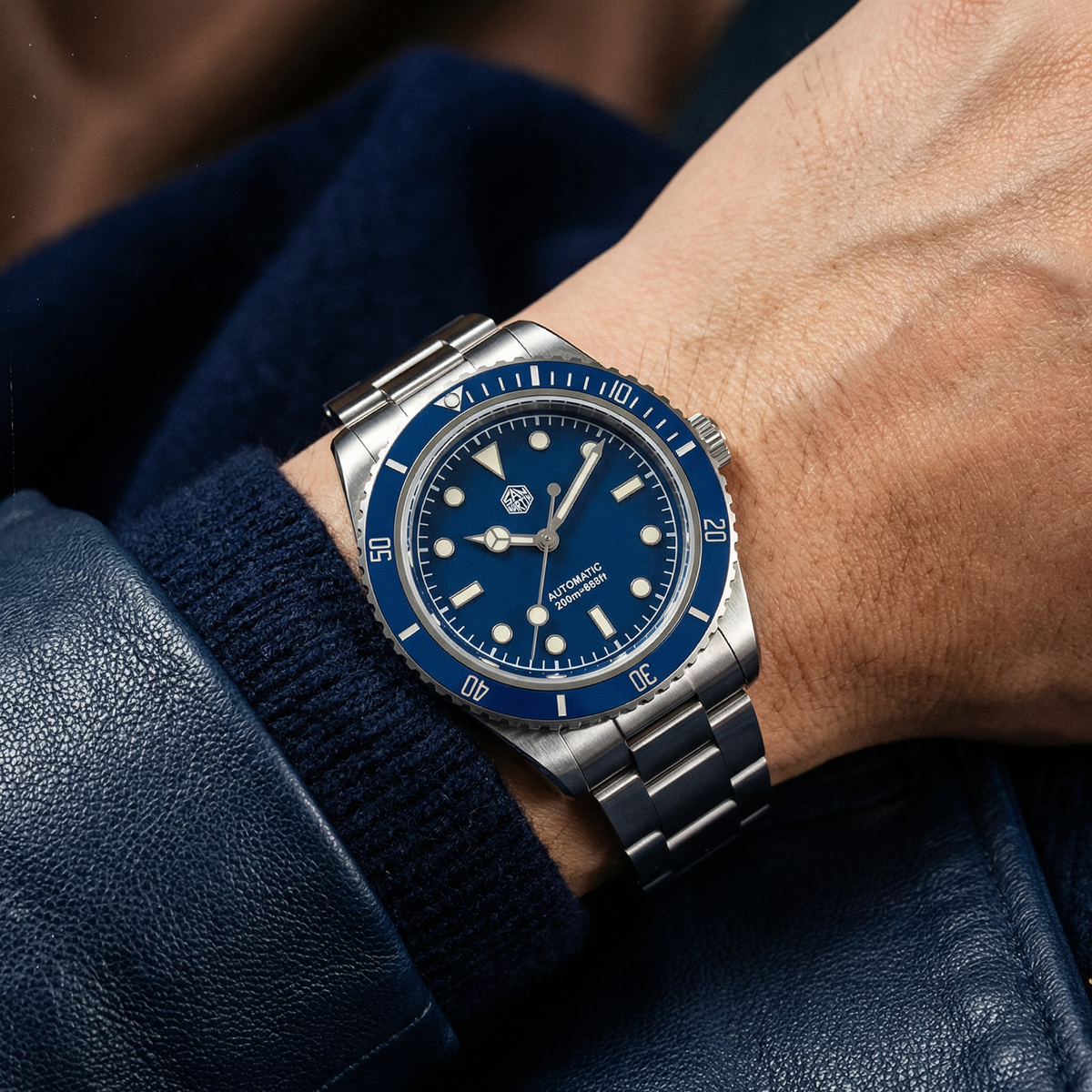San Martin SN004 - Automatic Dive Watch with Ceramic Bezel & Sapphire breitvacher