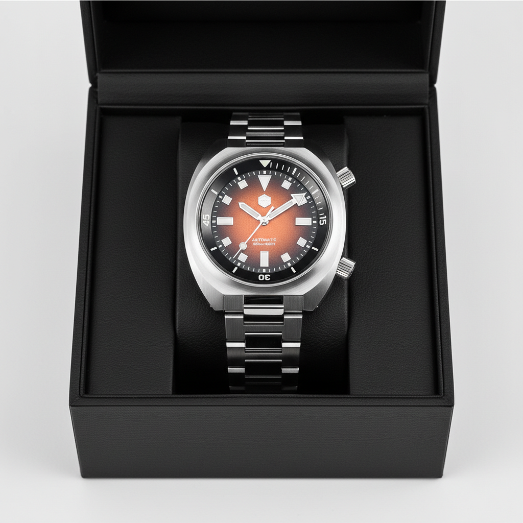San Martin SN0066-G - Veyronis Automatic Watch breitvacher