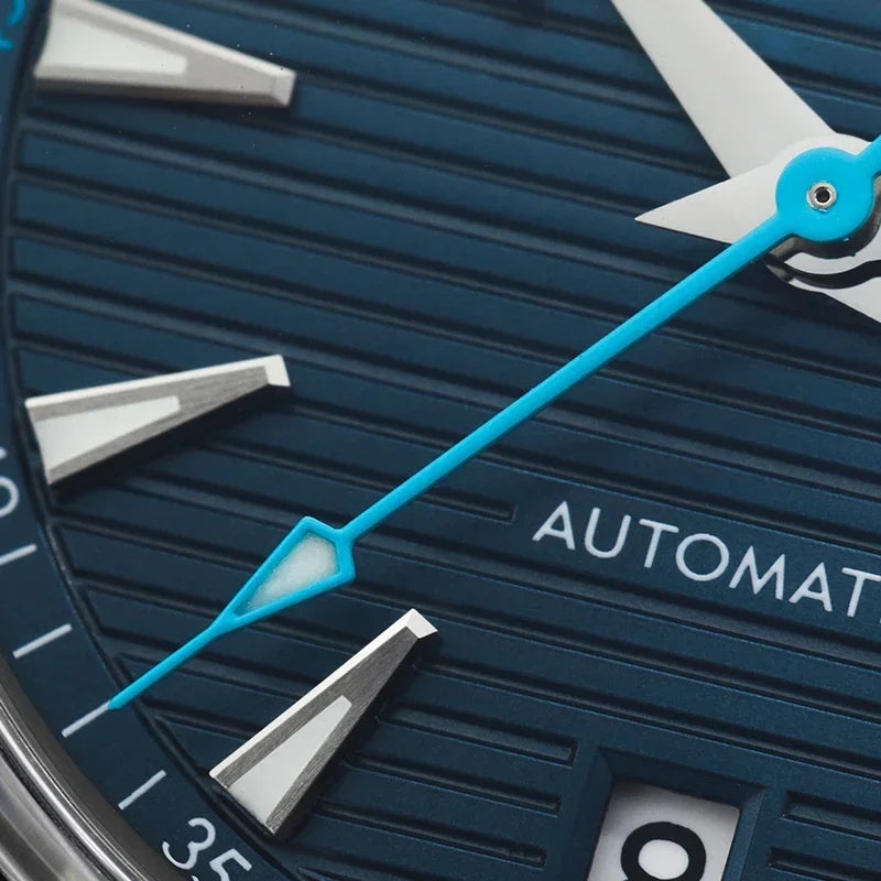 San Martin SN0113W - Men' - blue dial seconds hand