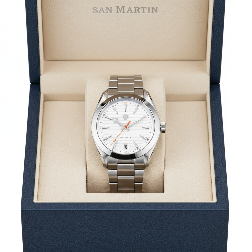 San Martin SN0113W - Men' -watch box