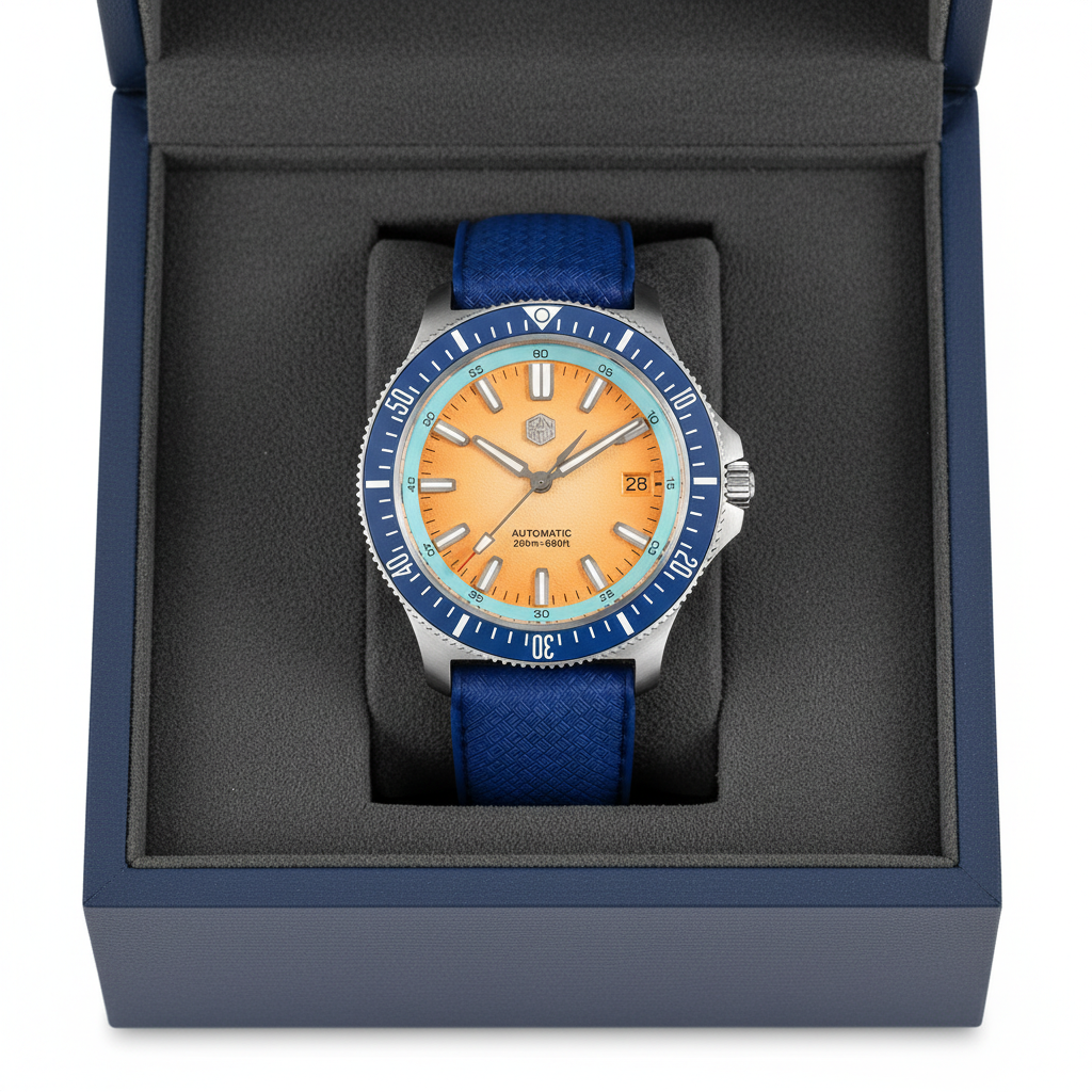 San Martin SN0118-G-B - Automatic Watch for Divers breitvacher