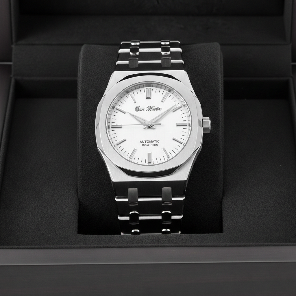 San Martin SN013-G - Oak - automatic, 100m, silver