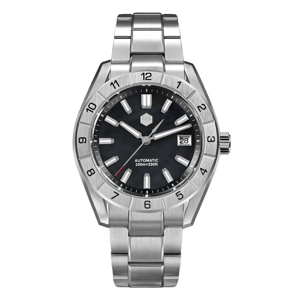San Martin SN0130 - Autom - blue dial close-up