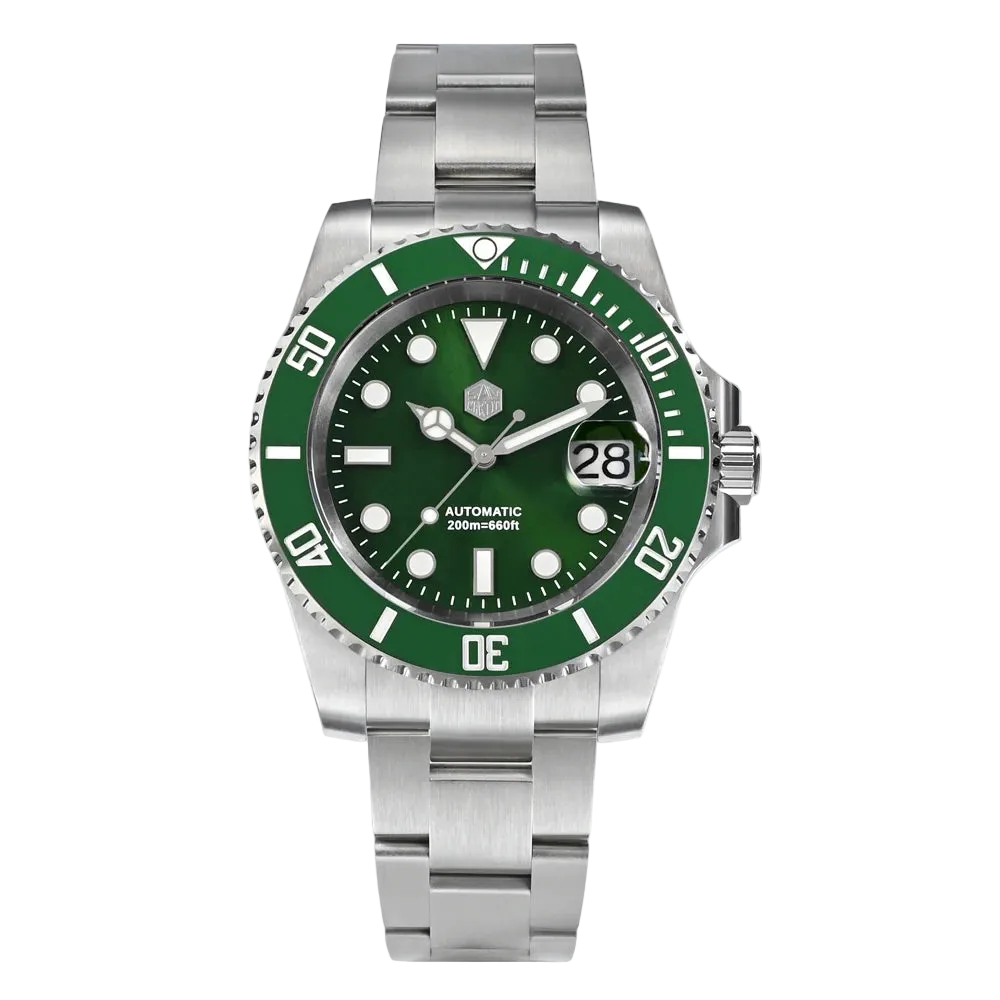 San Martin SN0017B - Wate - green bezel, green dial