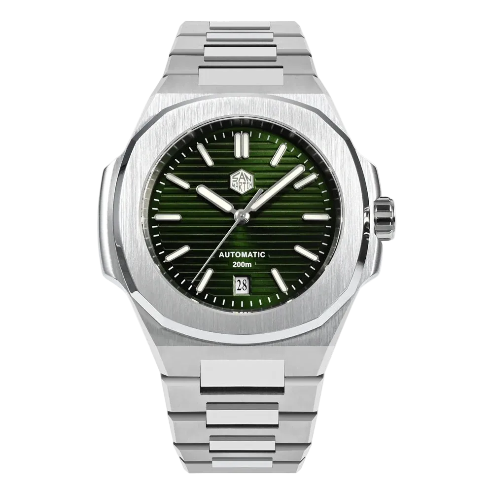San Martin SN0075-G - Atr - green dial, isolated