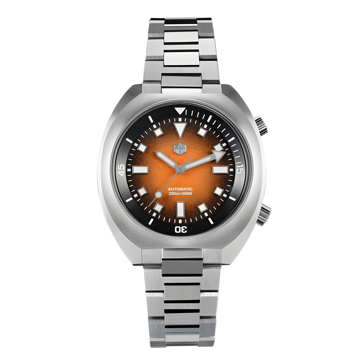 San Martin SN0066-G - Vey - orange dial, full watch