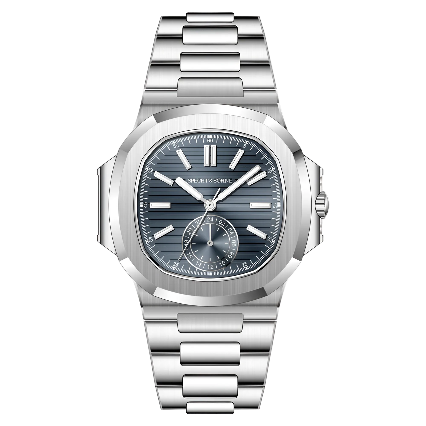 Specht & Söhne SP-5980 - - white dial, profile angle
