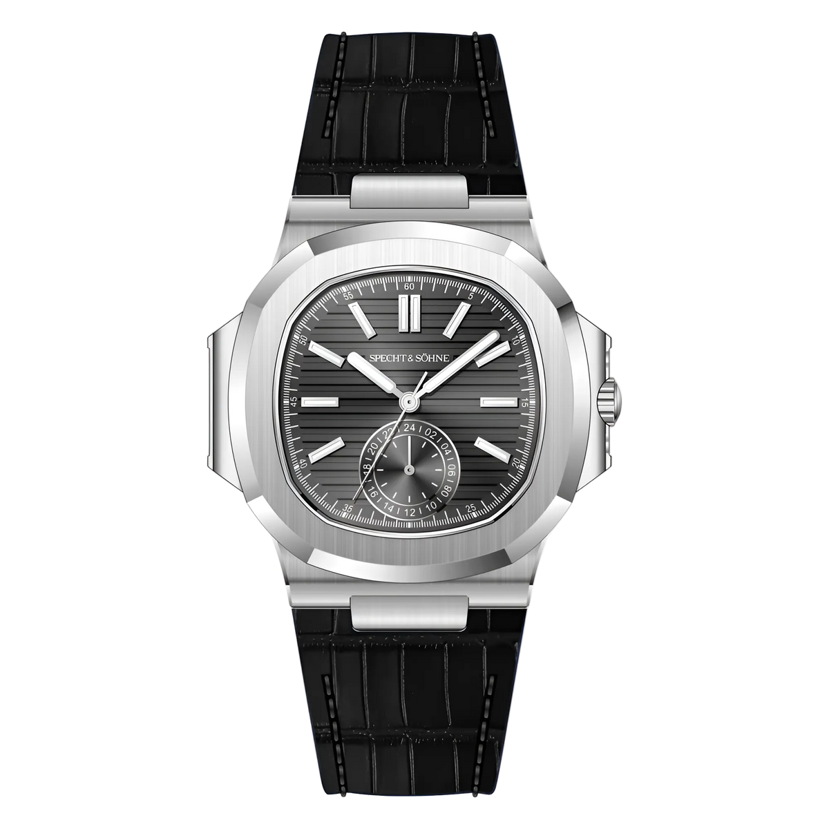 Specht & Söhne SP-5980 - - grey dial, black strap