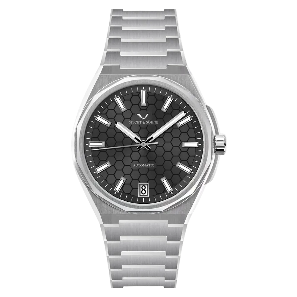 Specht & Söhne SP-Defy - M - front view, metal bracelet