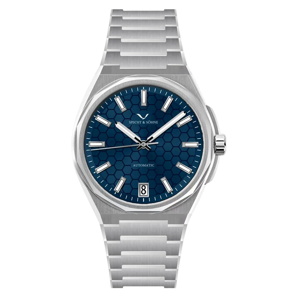 Specht & Söhne SP-Defy - M - front view, steel bracelet