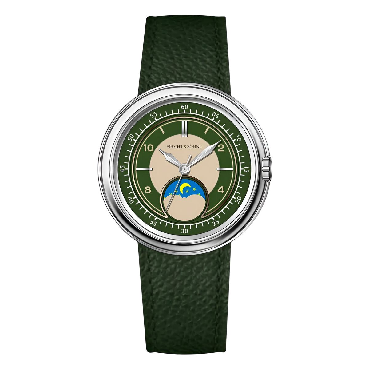 Specht & Söhne SP-UFO - M - Green Dial Front View