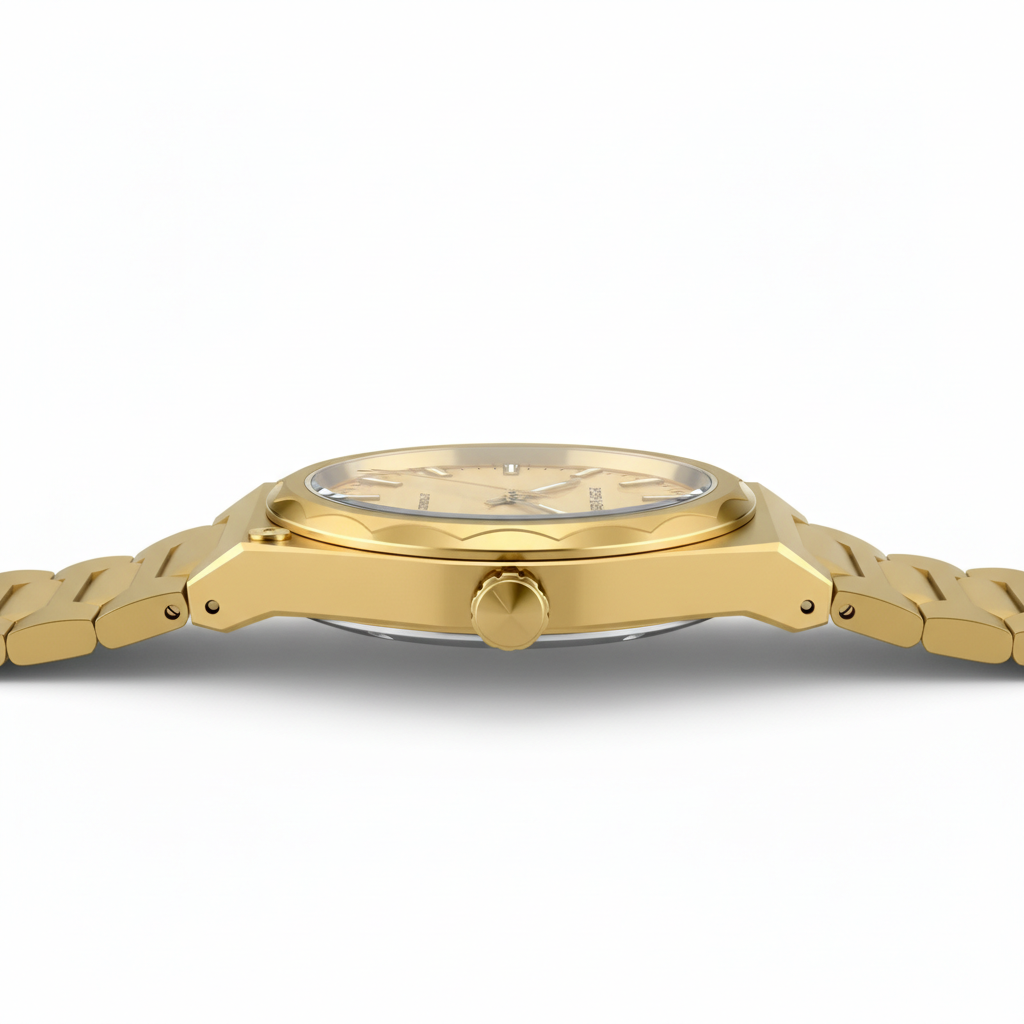 Specht & Söhne S&S 222 - - gold watch profile