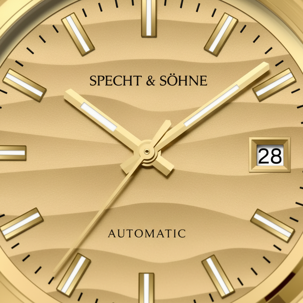 Specht & Söhne S&S 222 - - watch face detail