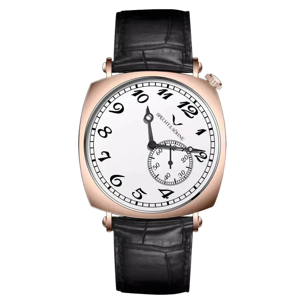 Specht & Söhne SP-1921 - - rose gold, white dial