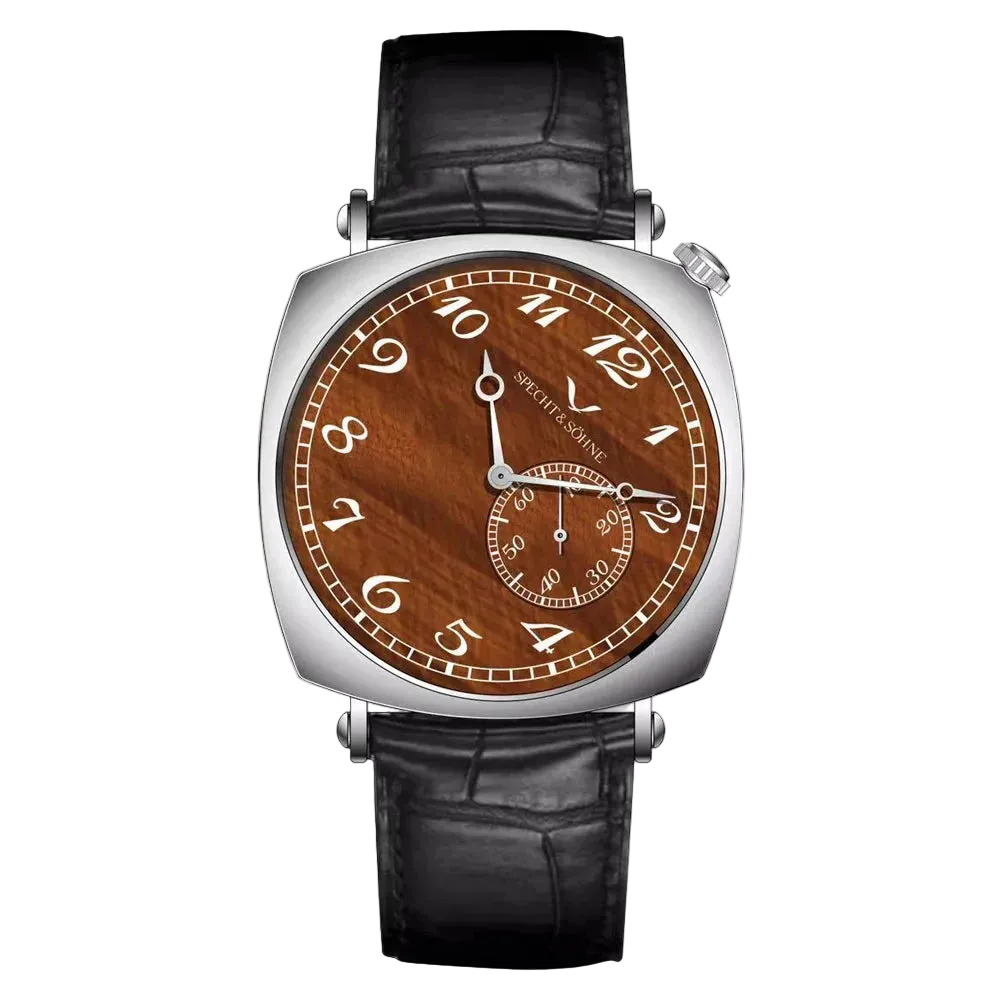 Specht & Söhne SP-1921 - - silver, wood dial