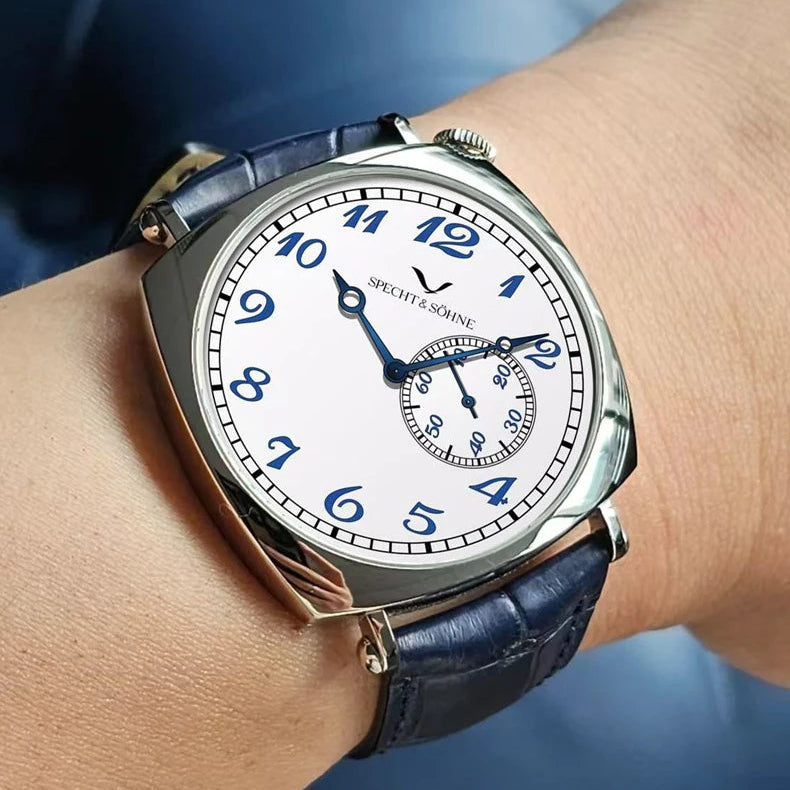 Specht & Söhne SP-1921 - - on wrist blue strap