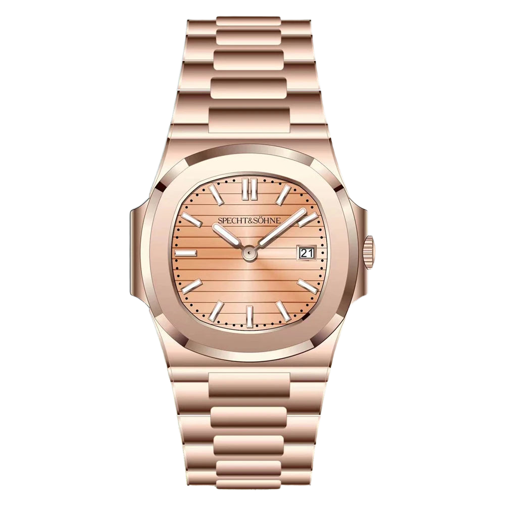 Specht & Söhne SP-5711 - rose gold dial front