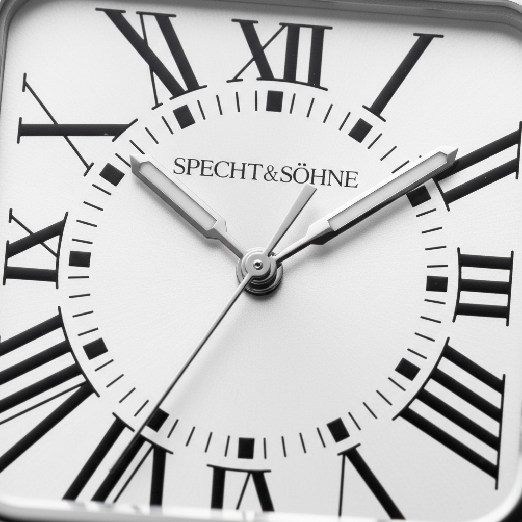 Specht & Söhne Santons - C - dial detail Roman numerals