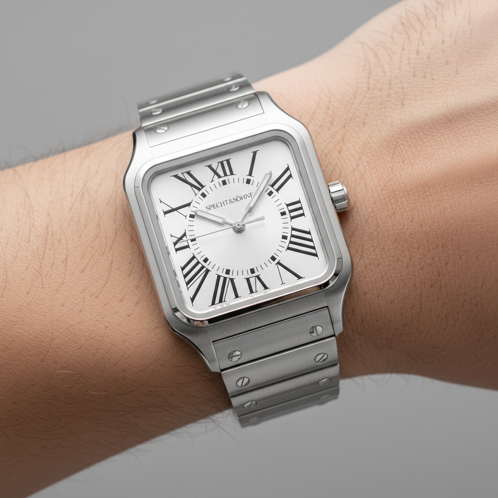 Specht & Söhne Santons - C - silver on wrist view